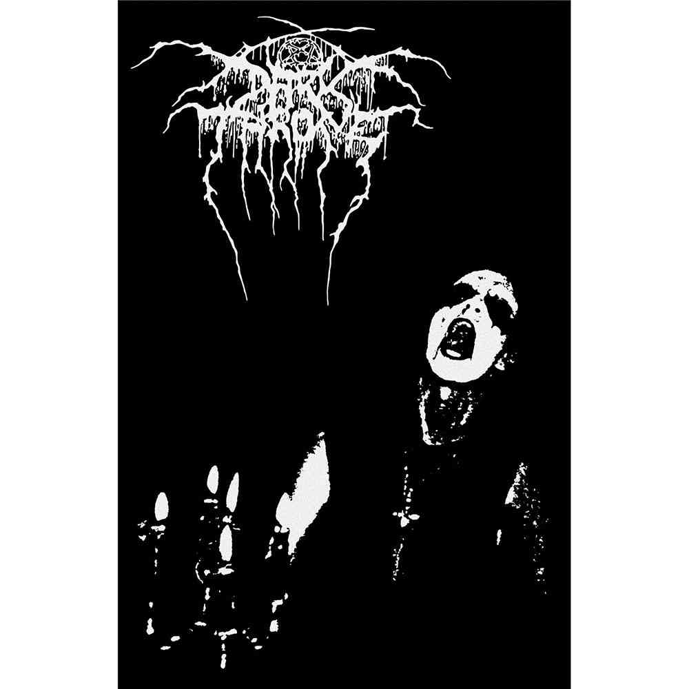 Darkthrone - Transilvanian Hunger Textiel Poster - Zwart